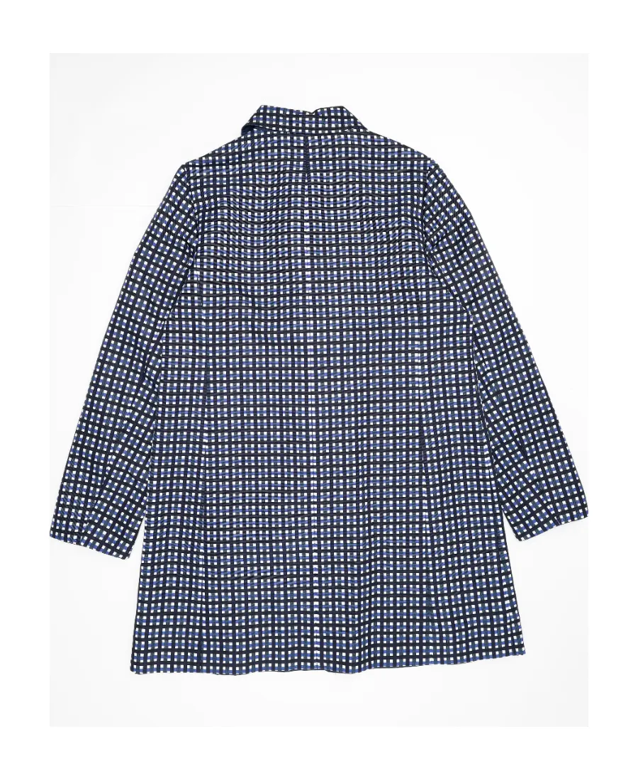 Checkered Detail Coat
