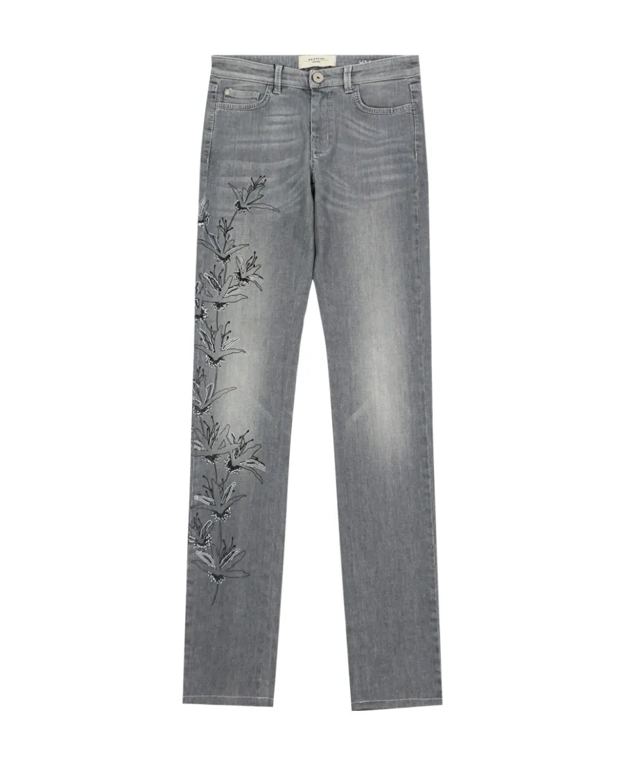 Logo Details Jeans