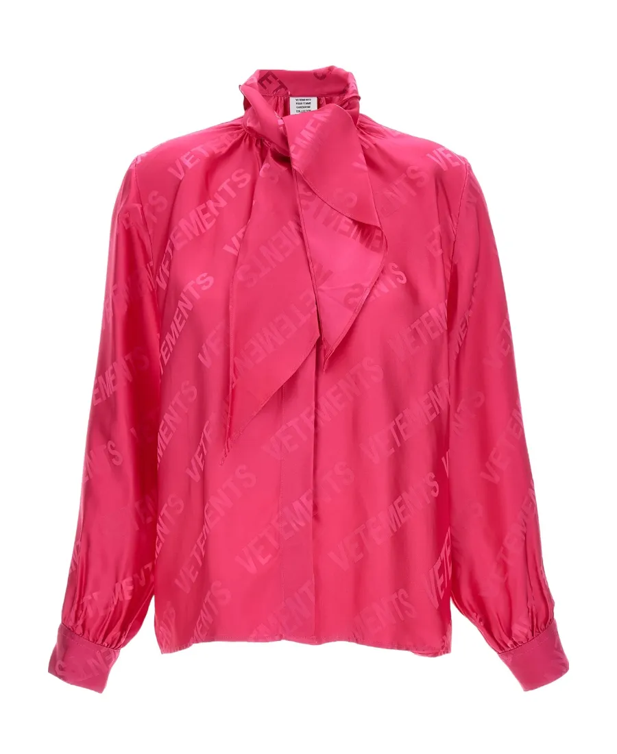 Long-Sleeve Lace-Up Shirt