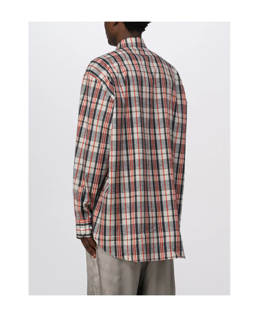 Plaid Long-Sleeved Shirt