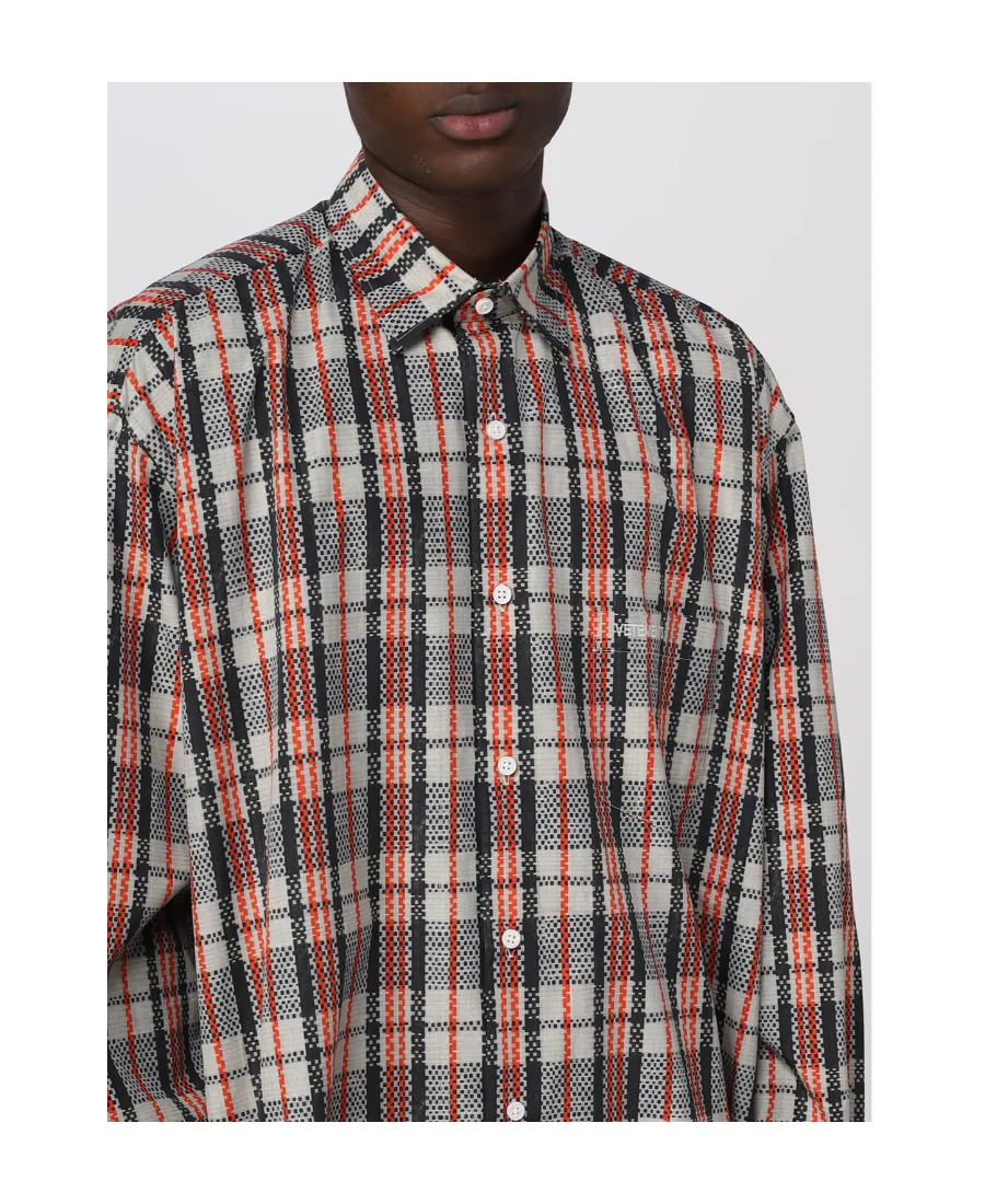 Plaid Long-Sleeved Shirt