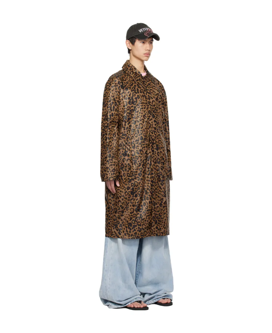 Leopard Print Coat