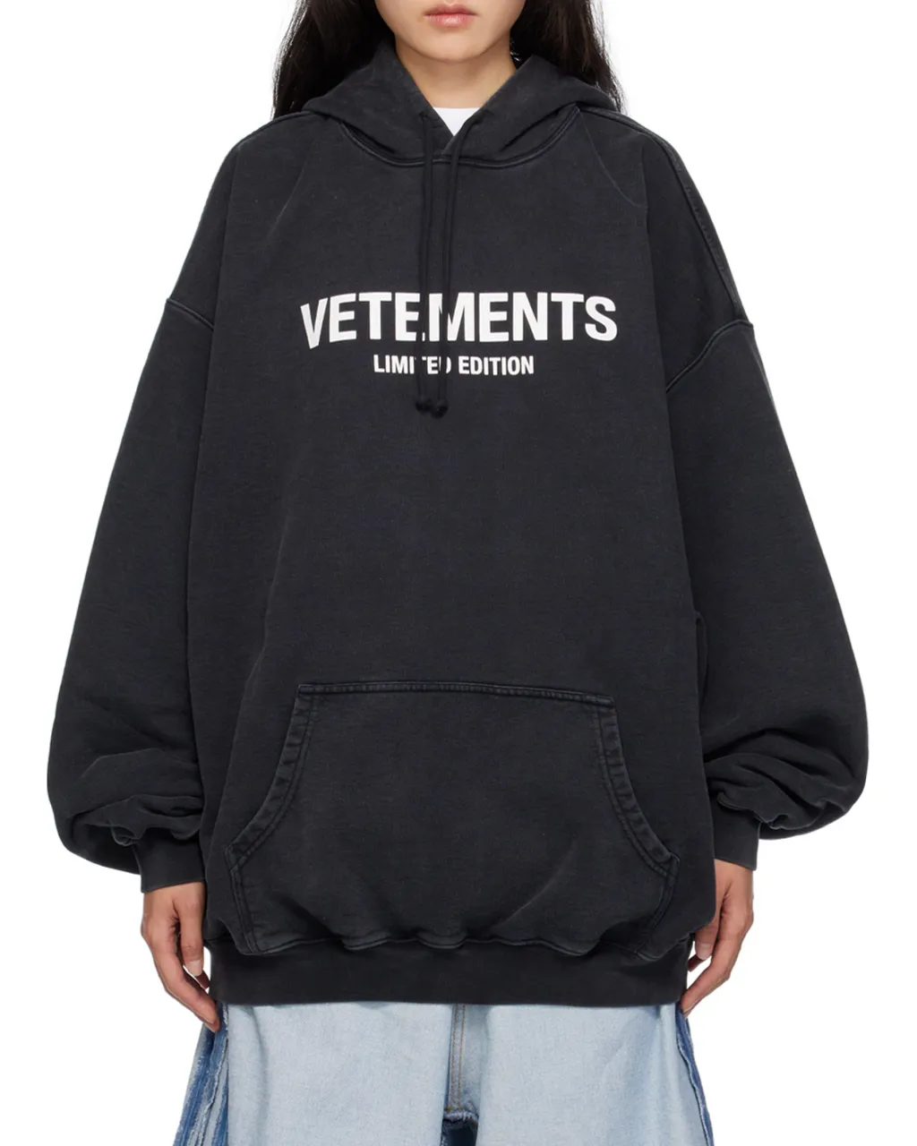 Logo Printed Drawstring Hoodie