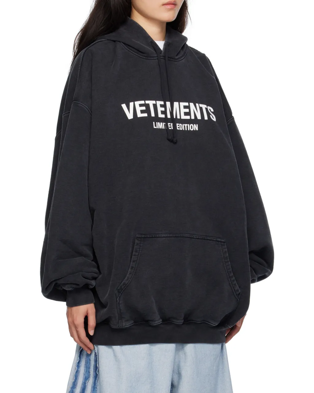 Logo Printed Drawstring Hoodie
