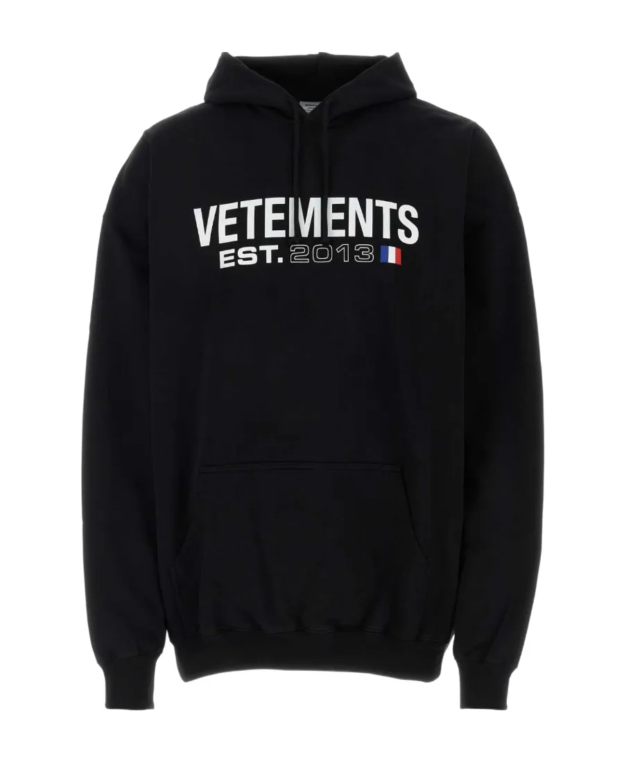 Logo Printed Drawstring Hoodie