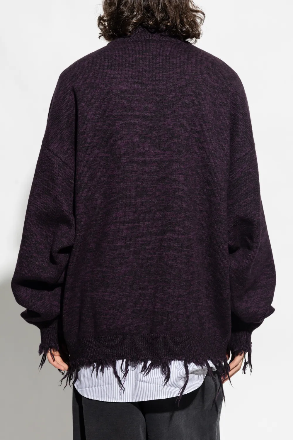 Logo Embroidered Oversized Sweater