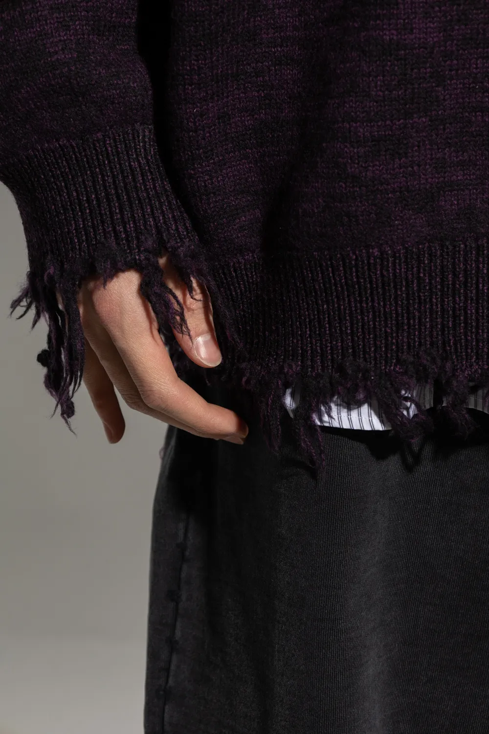 Logo Embroidered Oversized Sweater
