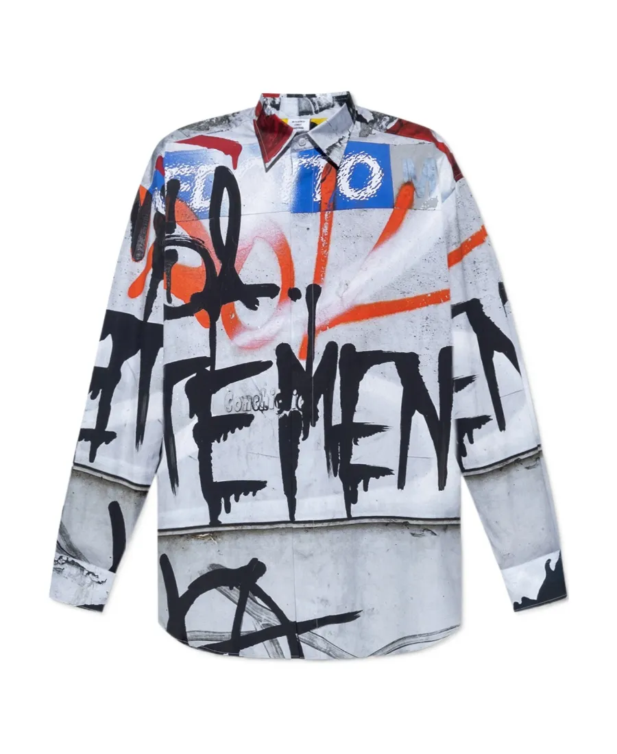 Graffiti Print Shirt