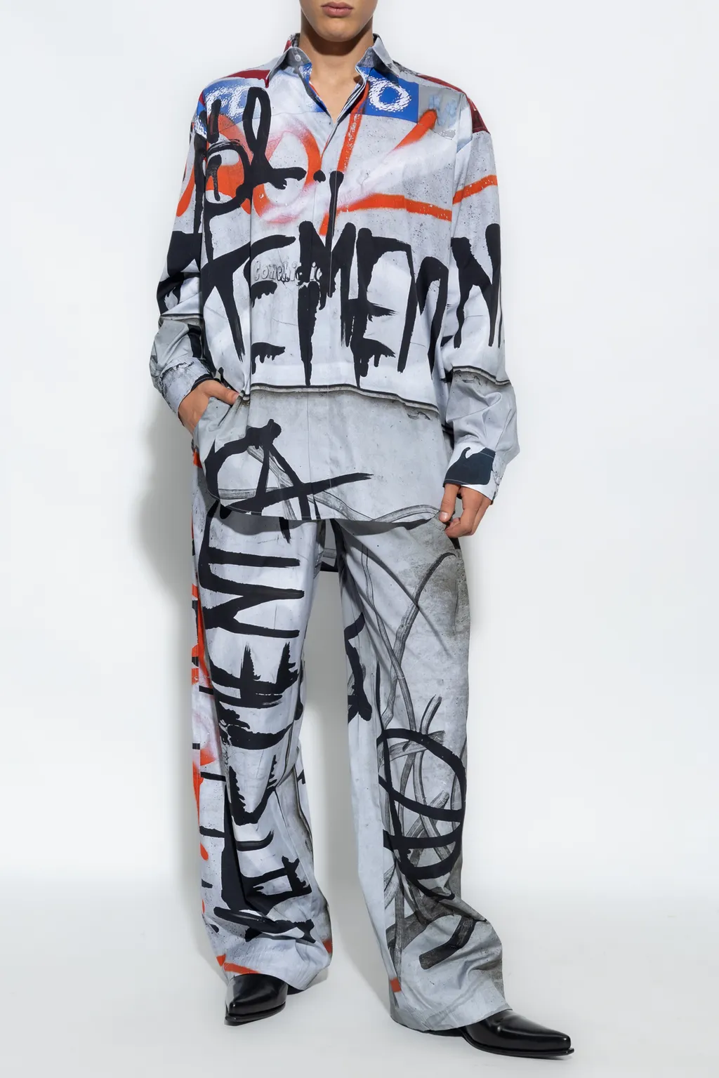 Graffiti Print Shirt