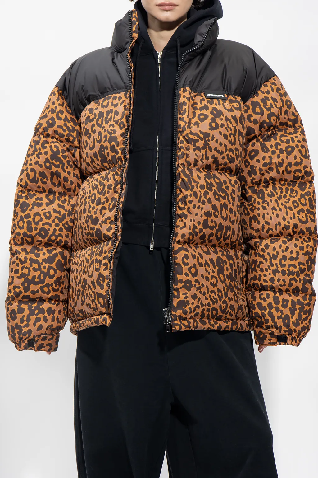 Animal Motif Padded Jacket