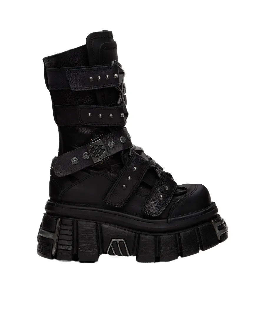 X New Rock Gamer Platform Boots