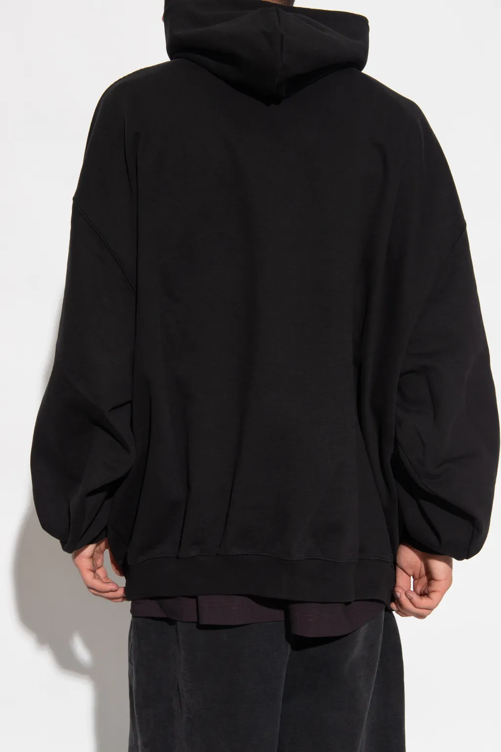 Rainbow Text-Print Hoodie