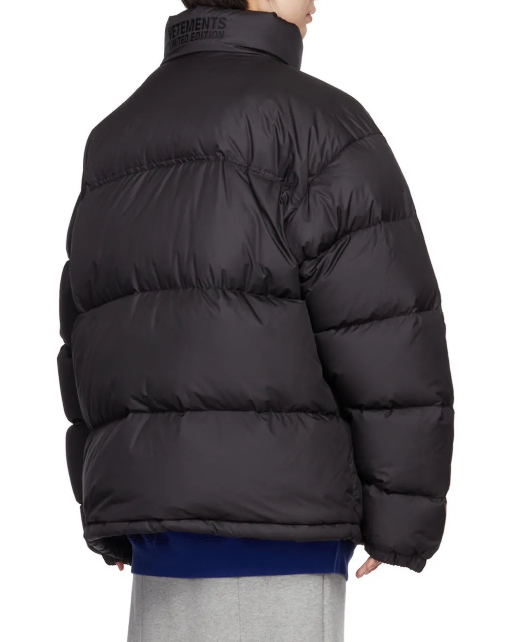 Logo-Patch Padded Coat