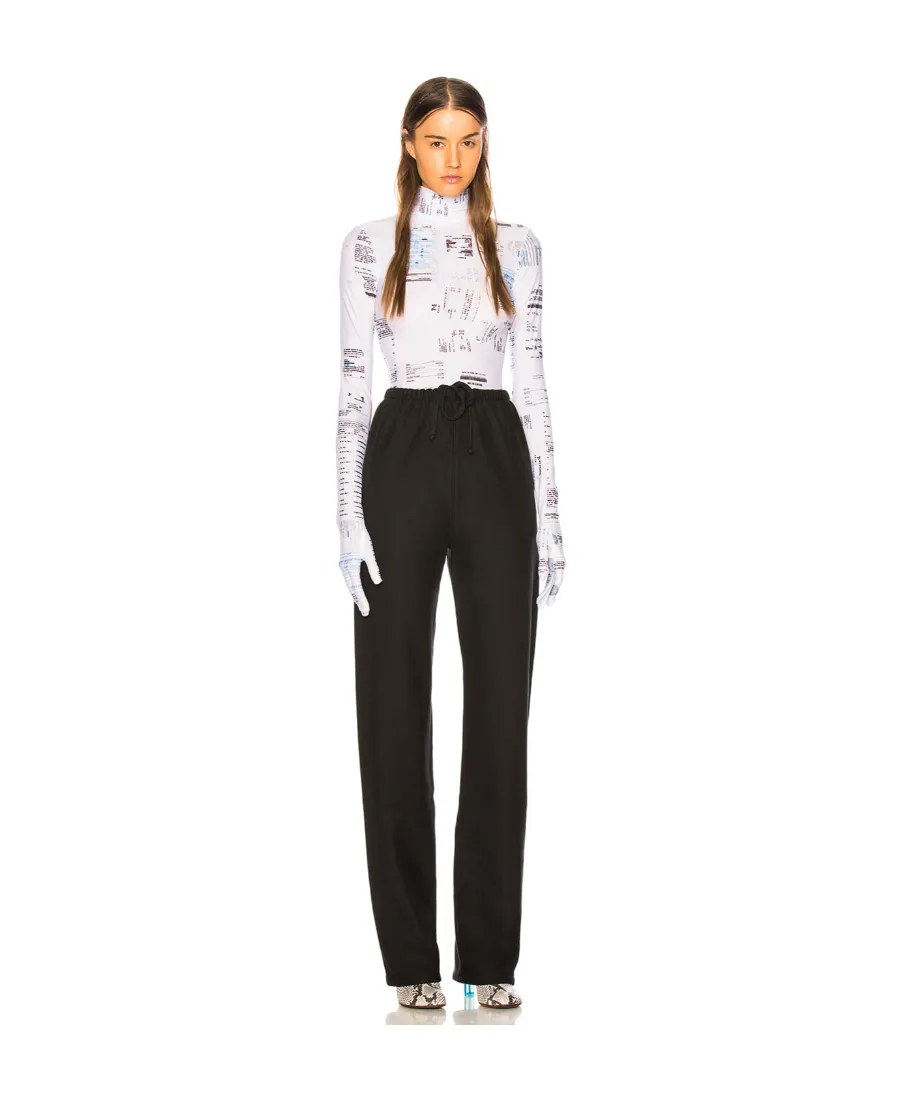 Hollowed-Out Casual Pants