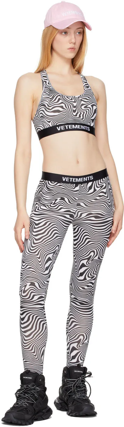 Zebra Printed Sports Vest