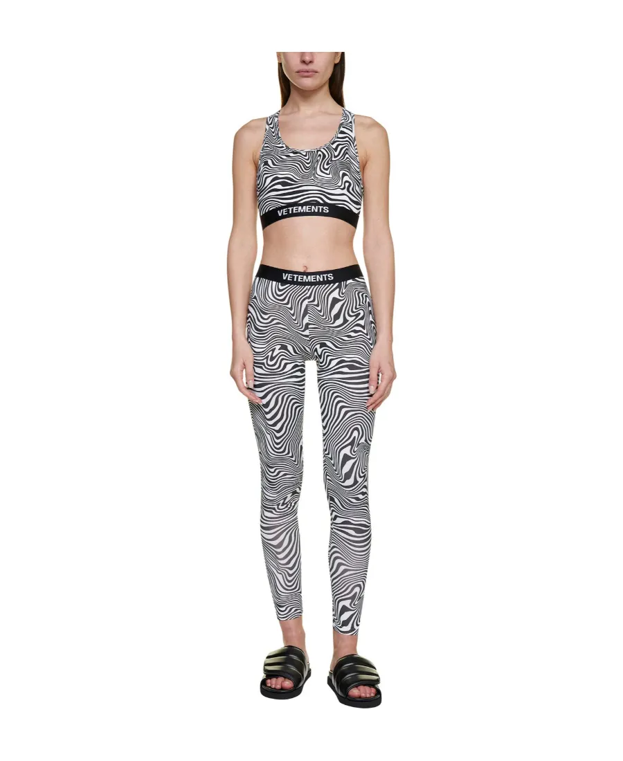 Zebra Printed Sports Vest