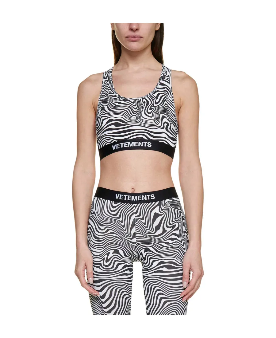 Zebra Printed Sports Vest