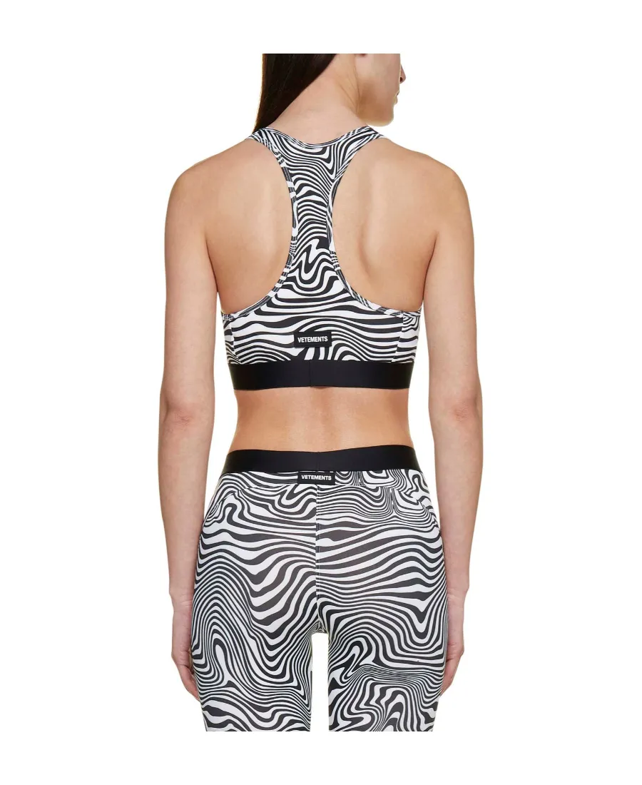 Zebra Printed Sports Vest