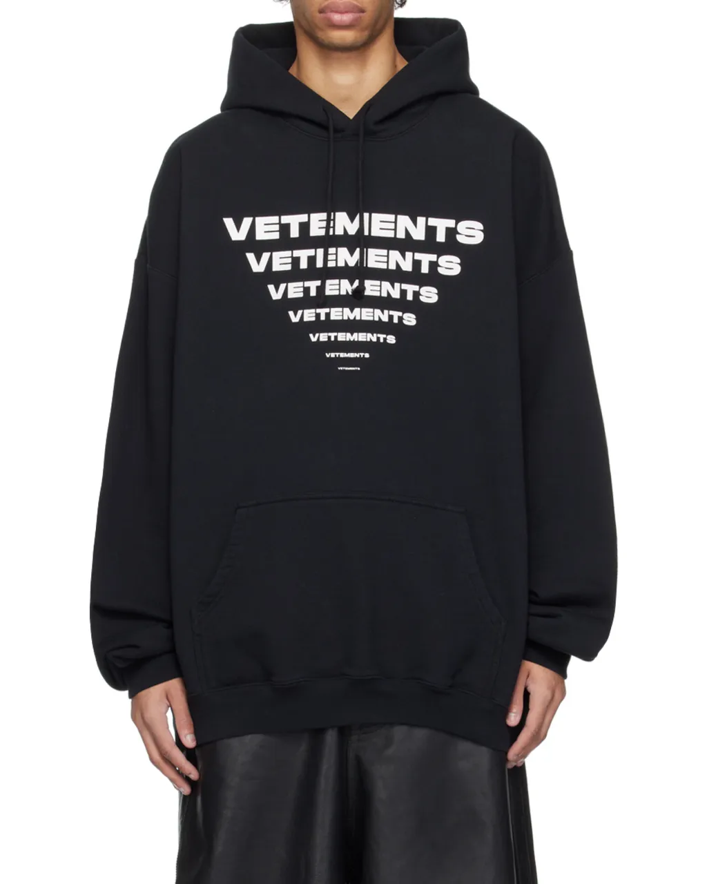 Pyramid Logo Printed Hoodie