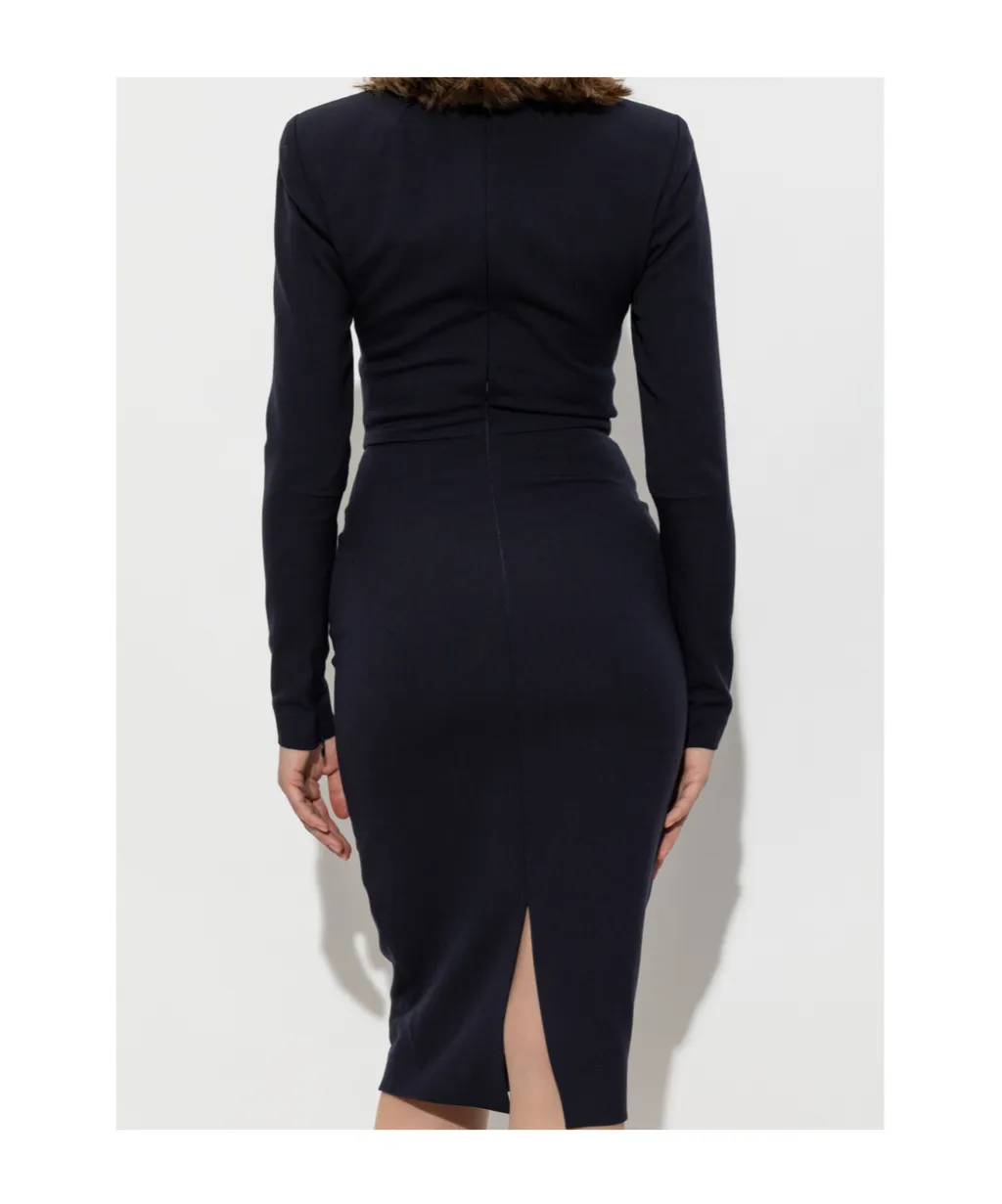Crewneck Fitted Dress