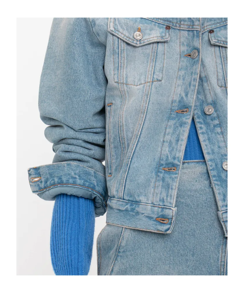 Padded Denim Jacket