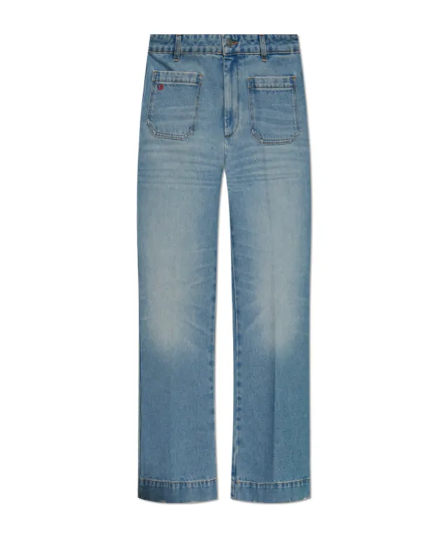 Cropped Kick Alina High Waisted Jeans