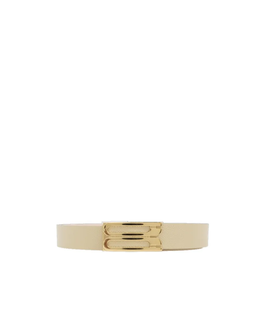 Gold-Tone Buckle Belt