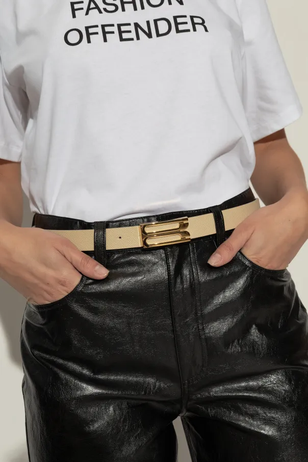 Gold-Tone Buckle Belt