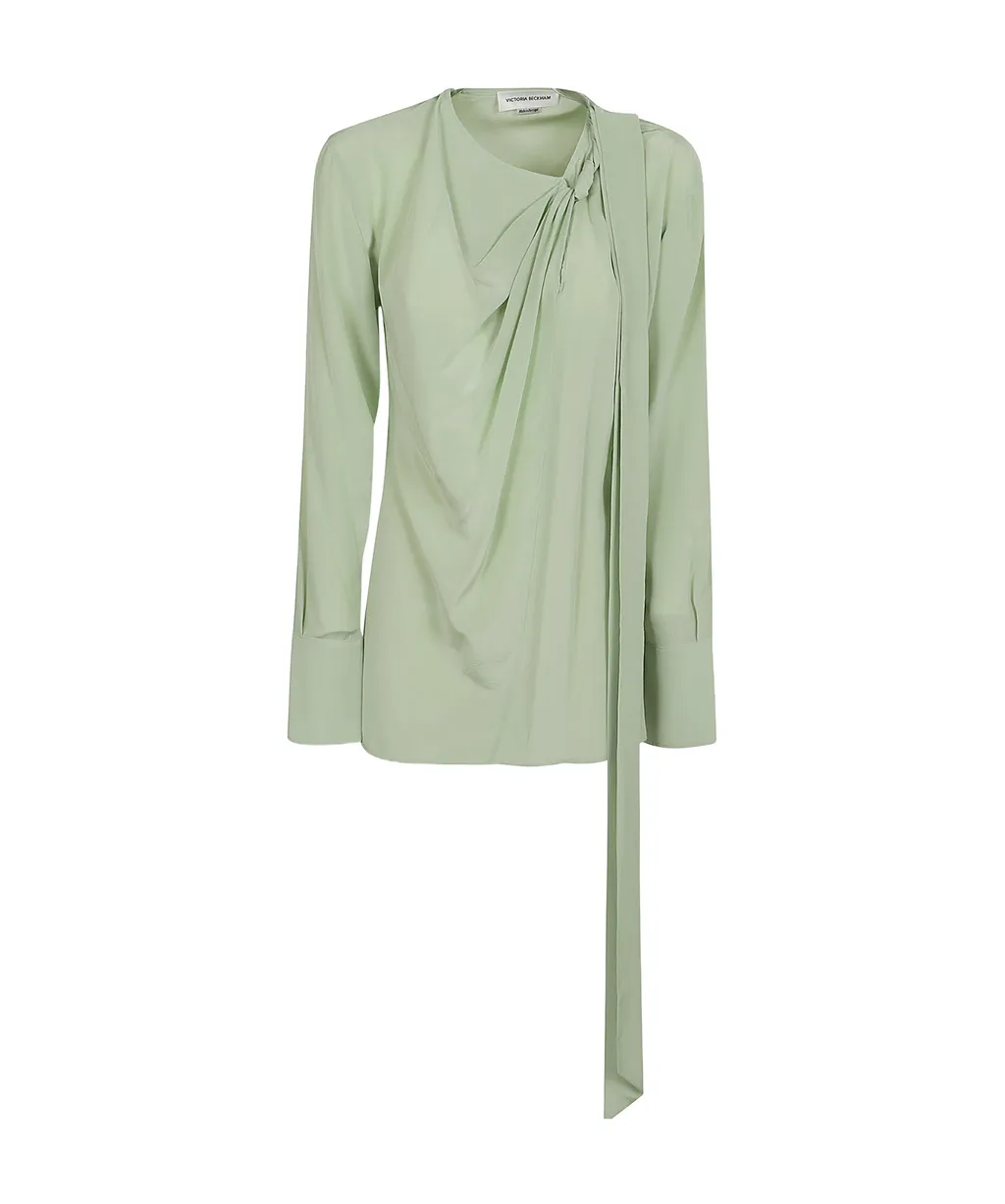 Twist Detail Scarf Top