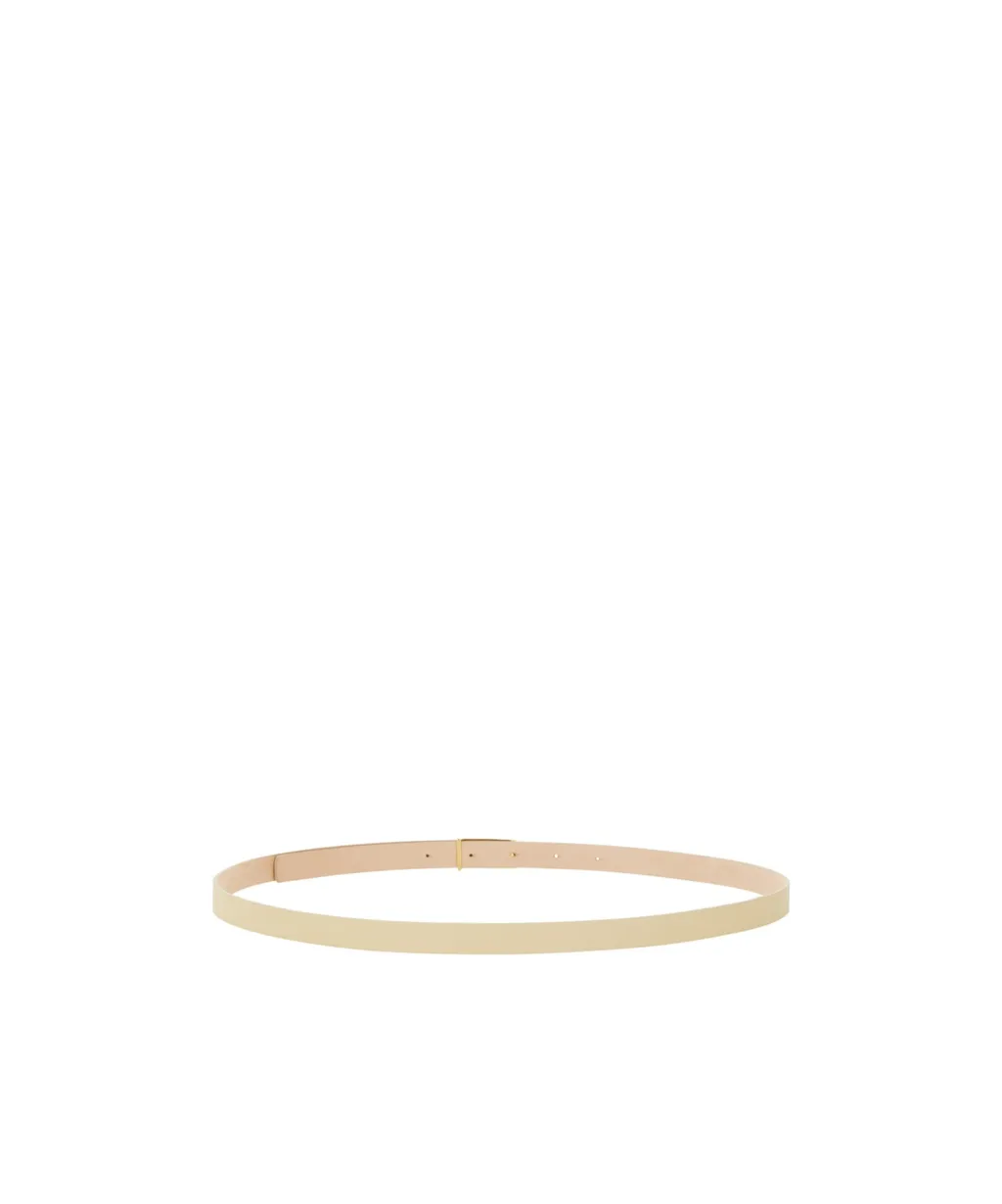 Logo Plaque Buckle Belt