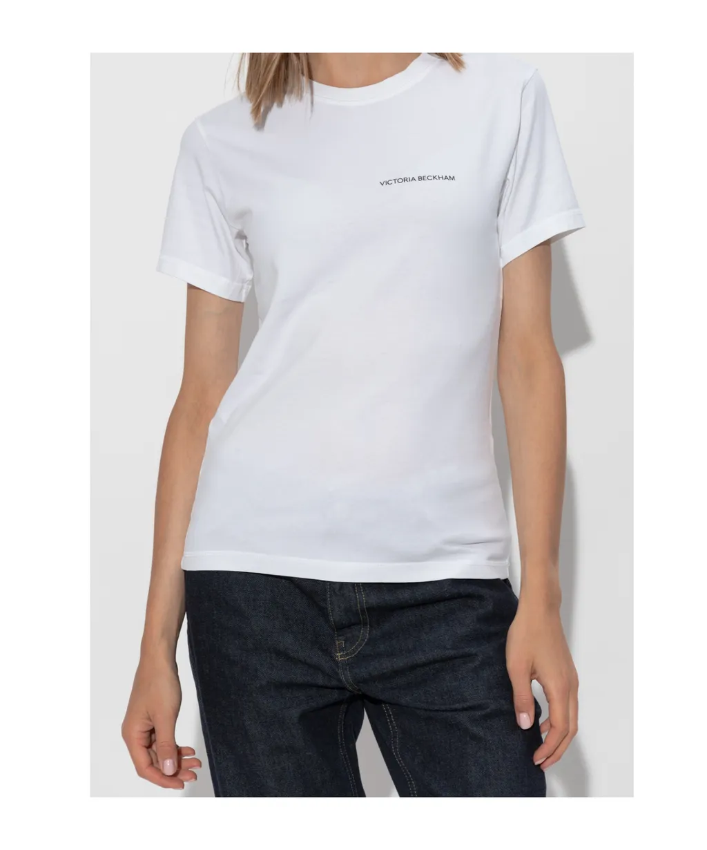 Logo Printed Crewneck T-Shirt