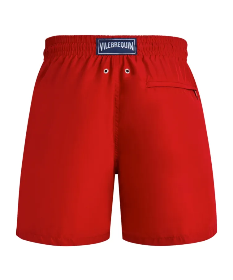 Graphic-Print Swim Shorts
