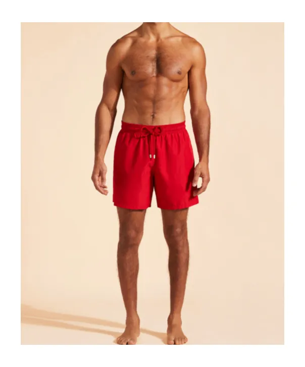Graphic-Print Swim Shorts