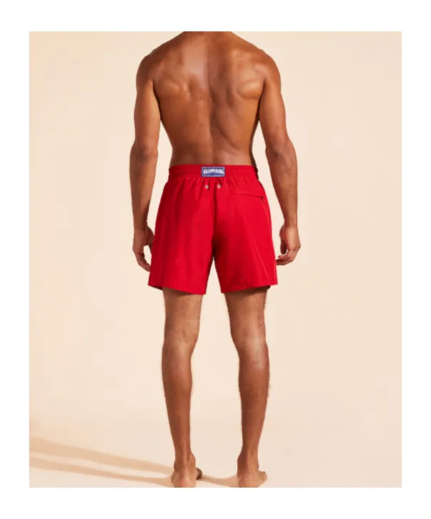 Graphic-Print Swim Shorts