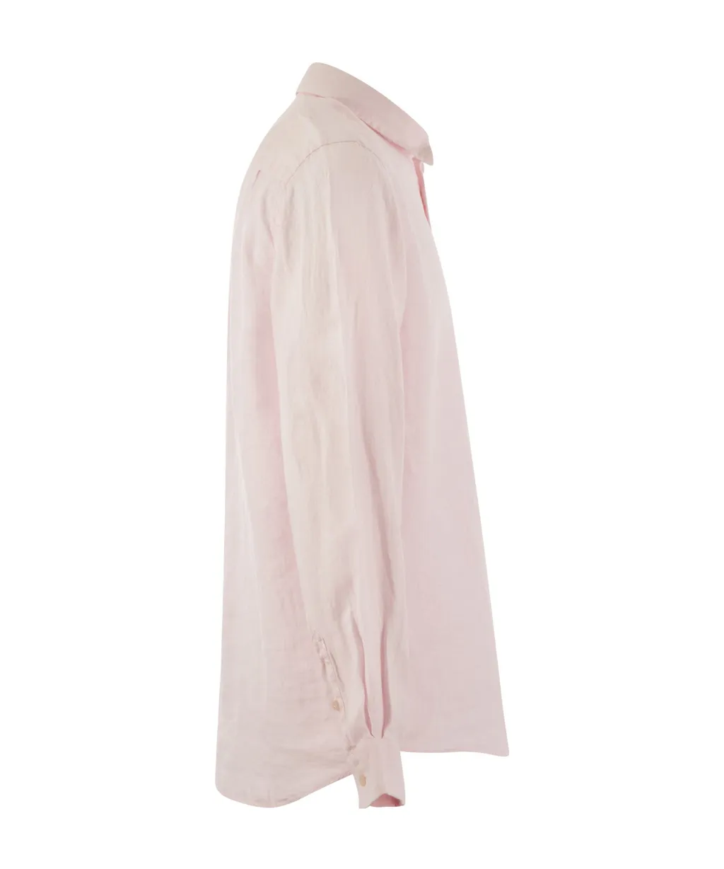 Caroubis Long-Sleeved Linen Shirt
