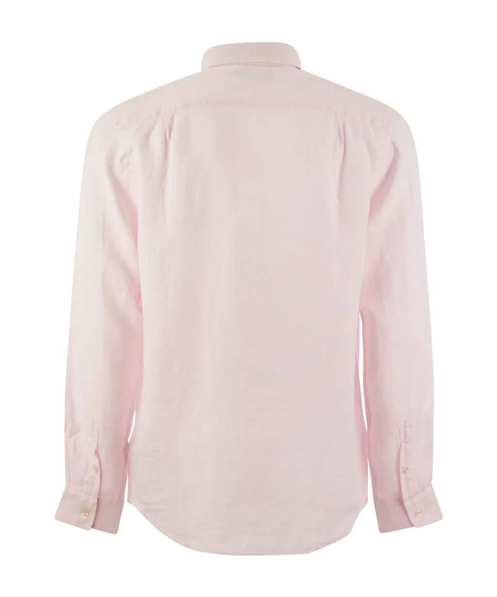Caroubis Long-Sleeved Linen Shirt