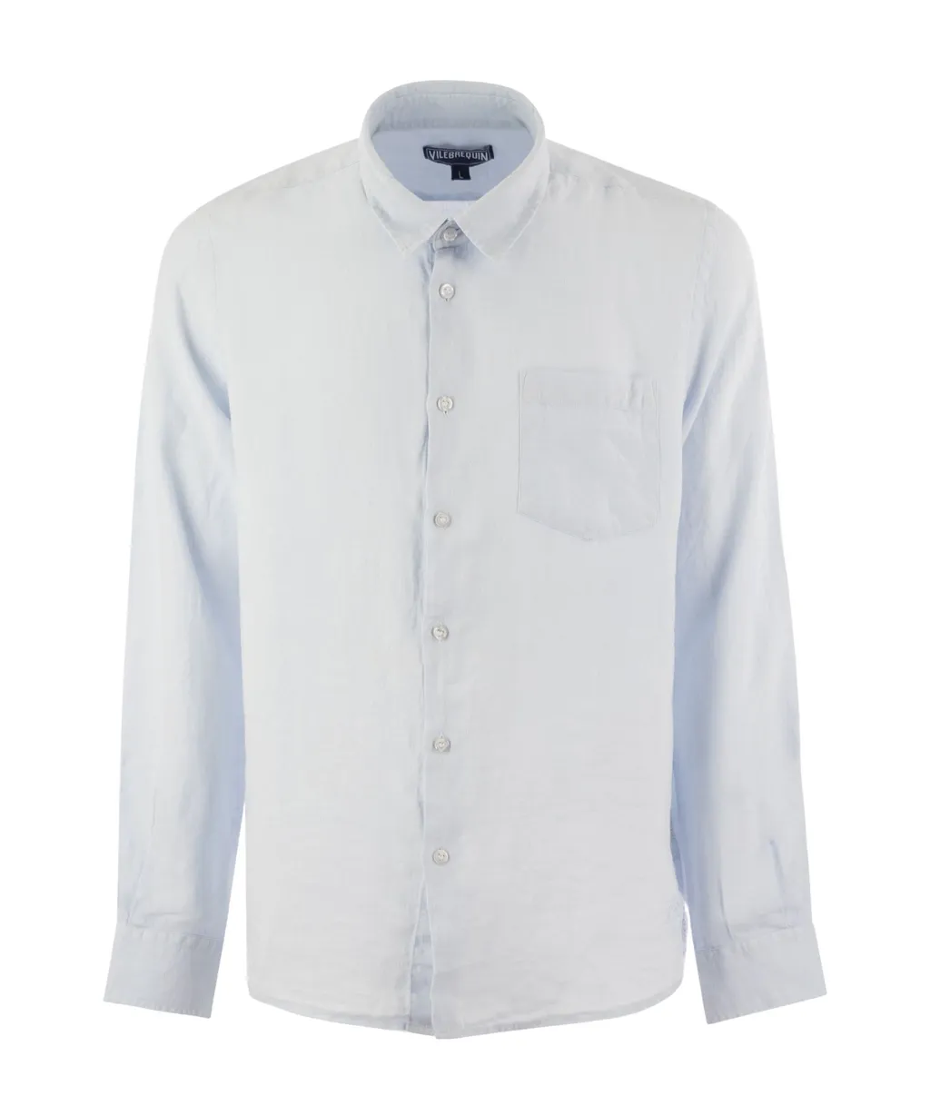 Caroubis Long-Sleeved Linen Shirt