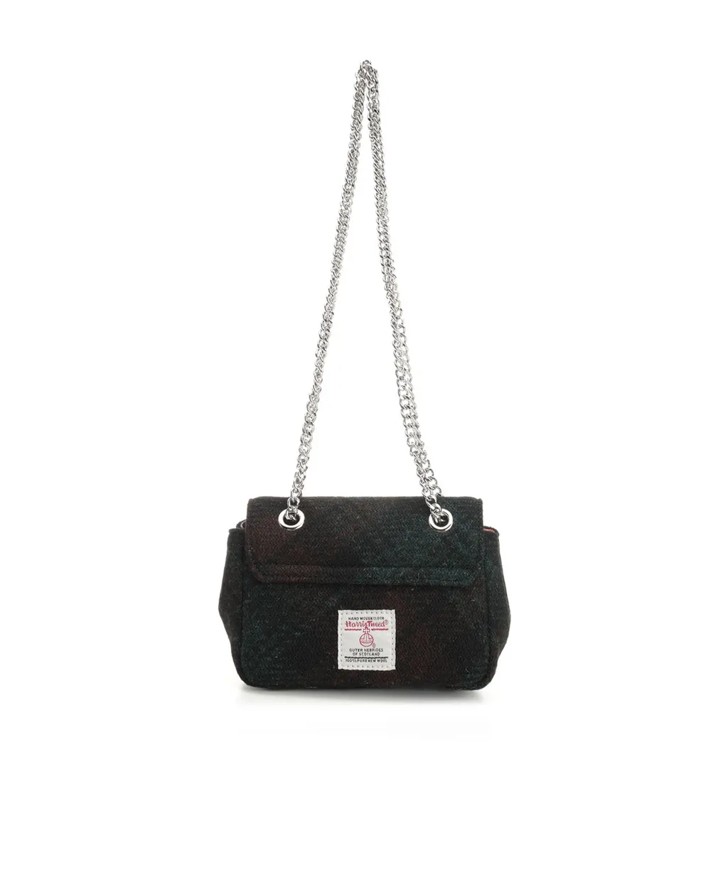 Orb Plaque Chain Shoulder Bag