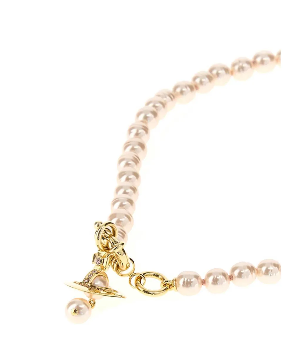 Orb-Pendant Embellished Necklace
