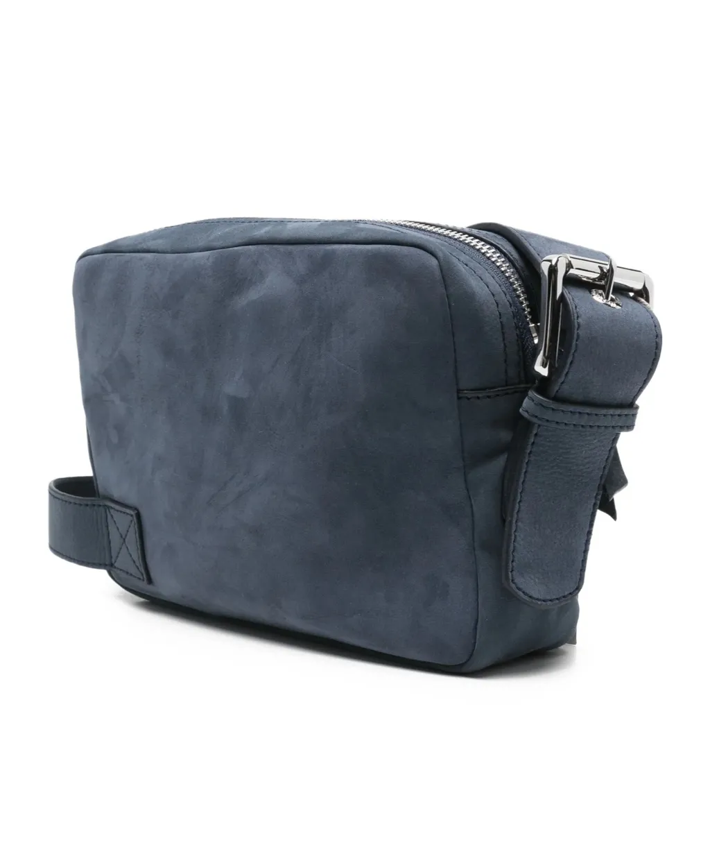 Leather Zip-Fastening Crossbody Bag