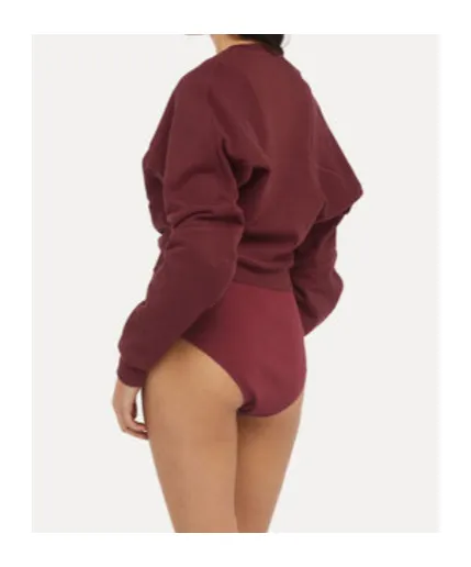 Orb-Embroidered V-Neck Sweater