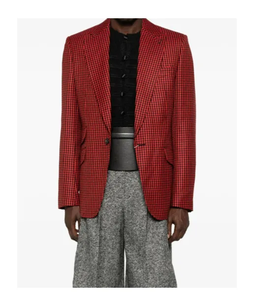 Long-Sleeved Blazer