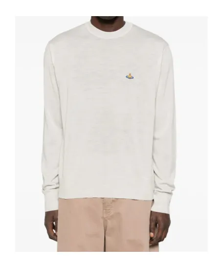 Orb-Embellished Crew-Neck Sweater