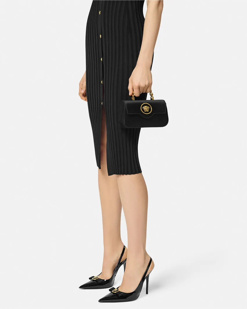 La Medusa Chain-Linked Foldover Shoulder Bag