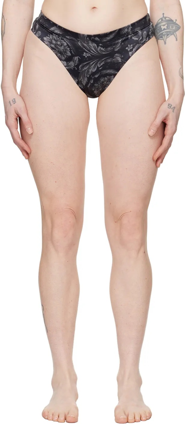 Barocco-Printed Stretched Briefs