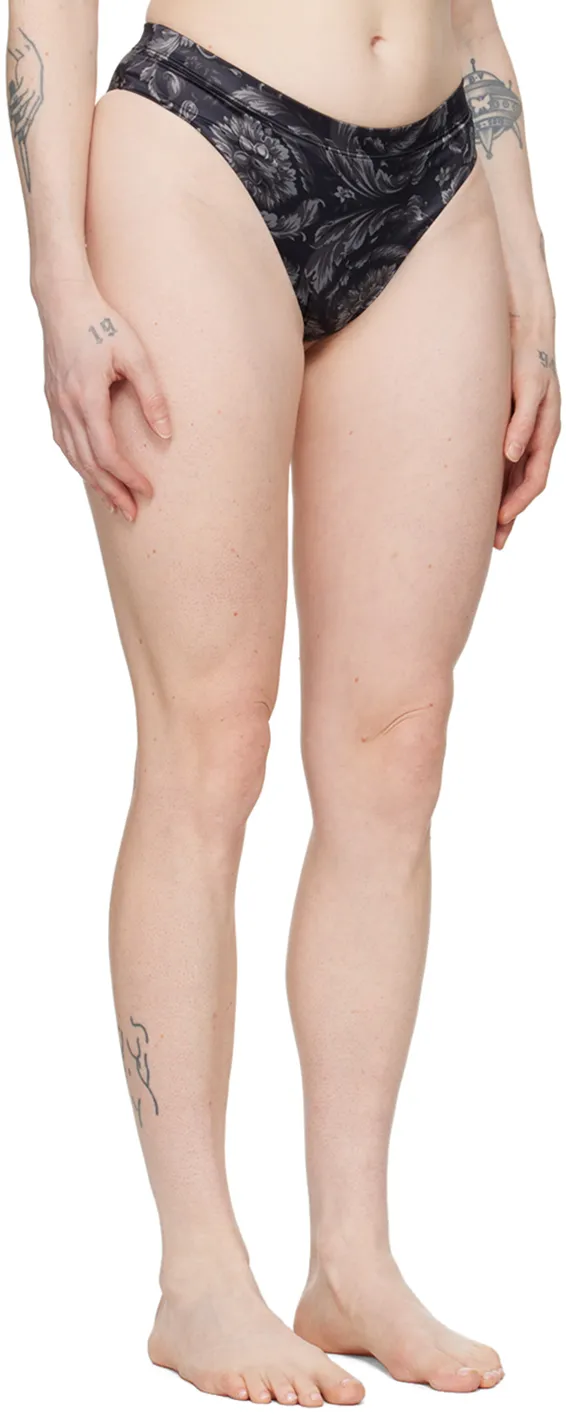 Barocco-Printed Stretched Briefs