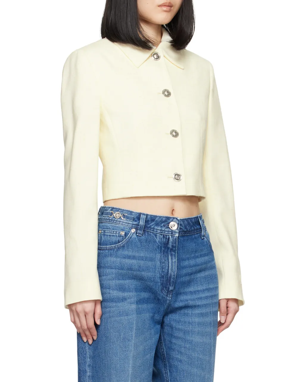 Medusa Head Cropped Jacket