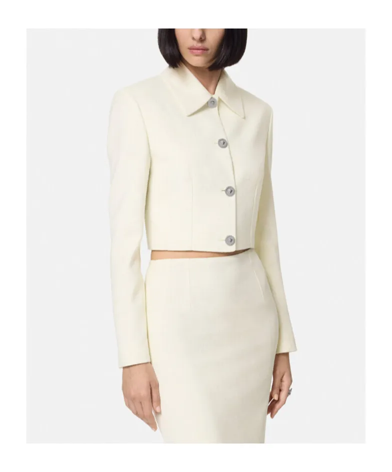 Medusa Head Cropped Jacket