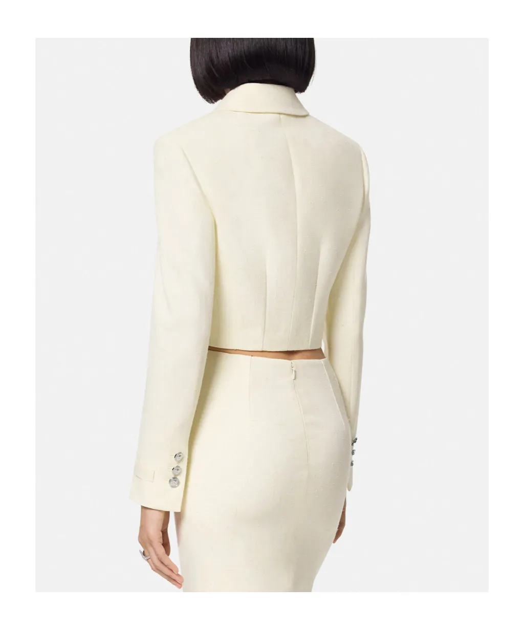 Medusa Head Cropped Jacket