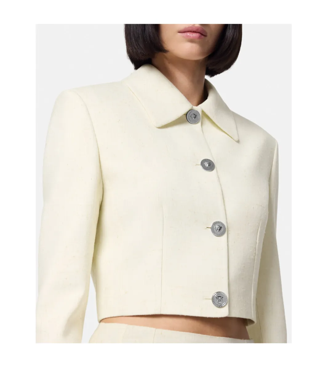 Medusa Head Cropped Jacket